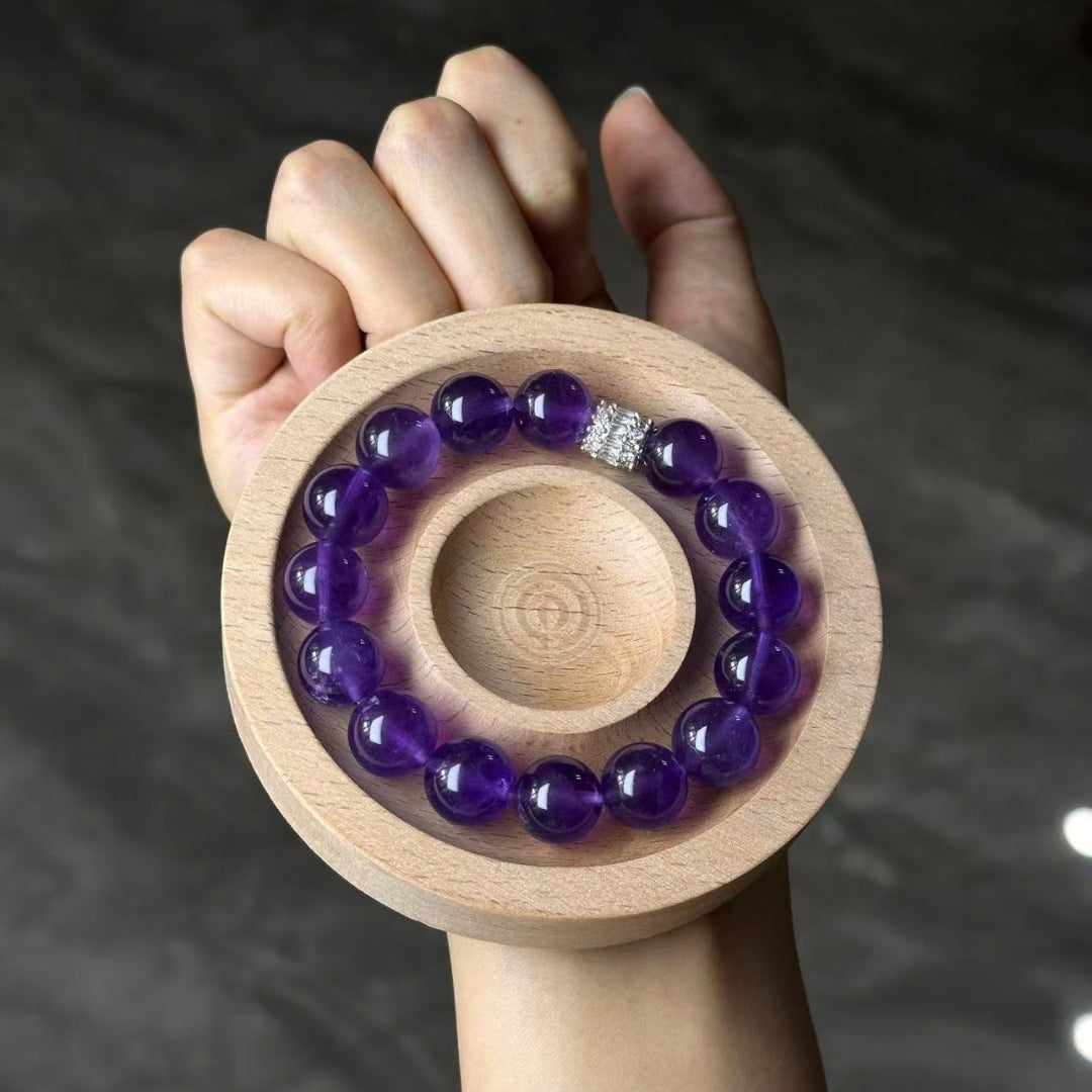 アメジスト 天然石ブレスレット|12mm